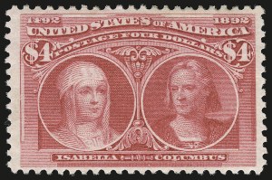 Sale 946, Lot 710, 1893 Columbian Issue (Scott 230-245)
