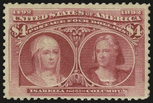 Sale 946, Lot 715, 1893 Columbian Issue (Scott 230-245)