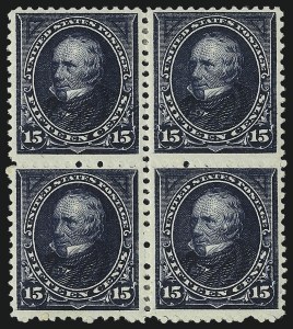 Sale 946, Lot 736, 1894 Unwatermarked Bureau Issue (Scott 246-263)