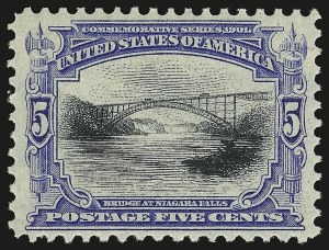 Sale 946, Lot 822, 1901 Pan-American Issue (Scott 294-299)