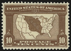 Sale Number 946, Lot Number 898, 1904 Louisiana Purchase Issue (Scott 323-327)