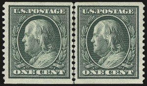 Sale 946, Lot 926, 1908-10 Washington-Franklin Issues (Scott 331-356)