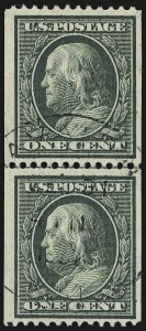 Sale 946, Lot 978, 1910-13 Washington-Franklin Issue (Scott 374-396)