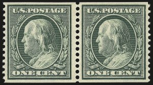 Sale 946, Lot 979, 1910-13 Washington-Franklin Issue (Scott 374-396)