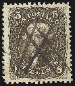 Sale 951, Lot 37, 1867-68 Grilled Issues