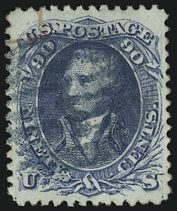 Sale 951, Lot 40, 1867-68 Grilled Issues
