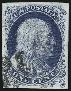 Sale 953, Lot 100, 1851-56 Issue (Scott 5-17)