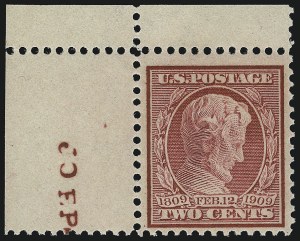 Sale 953, Lot 1015, 1909 Commemorative Issues (Scott 367-373)