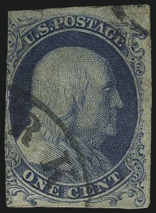 Sale 953, Lot 102, 1851-56 Issue (Scott 5-17)