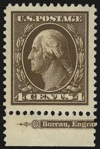 Sale 953, Lot 1025, 1910-13 Washington-Franklin Issue (Scott 374-396)