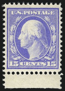 Sale 953, Lot 1032, 1910-13 Washington-Franklin Issue (Scott 374-396)