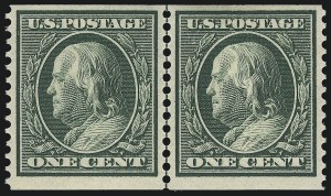 Sale 953, Lot 1040, 1910-13 Washington-Franklin Issue (Scott 374-396)