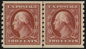 Sale 953, Lot 1051, 1910-13 Washington-Franklin Issue (Scott 374-396)