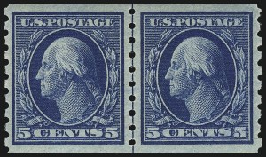 Sale 953, Lot 1054, 1910-13 Washington-Franklin Issue (Scott 374-396)