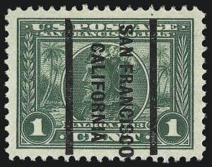 Sale 953, Lot 1056, 1913-15 Panama-Pacific Issue (Scott 397-404)