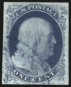 Sale 953, Lot 106, 1851-56 Issue (Scott 5-17)