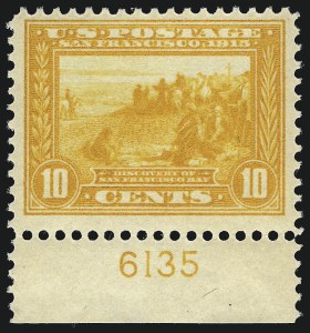 Sale 953, Lot 1065, 1913-15 Panama-Pacific Issue (Scott 397-404)