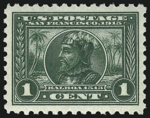 Sale 953, Lot 1072, 1913-15 Panama-Pacific Issue (Scott 397-404)
