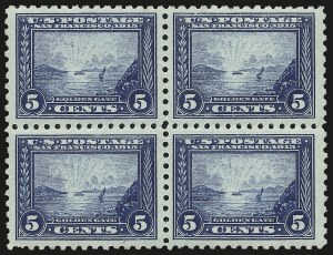 Sale 953, Lot 1075, 1913-15 Panama-Pacific Issue (Scott 397-404)