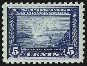 Sale 953, Lot 1077, 1913-15 Panama-Pacific Issue (Scott 397-404)