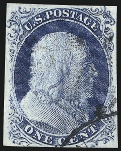 Sale 953, Lot 108, 1851-56 Issue (Scott 5-17)