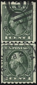 Sale 953, Lot 1090, 1912-14 Washington-Franklin Issue (Scott 405-423)