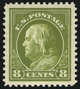 Sale 953, Lot 1094, 1912-14 Washington-Franklin Issue (Scott 405-423)