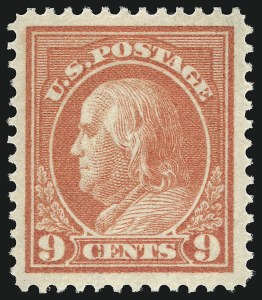 Sale 953, Lot 1096, 1912-14 Washington-Franklin Issue (Scott 405-423)