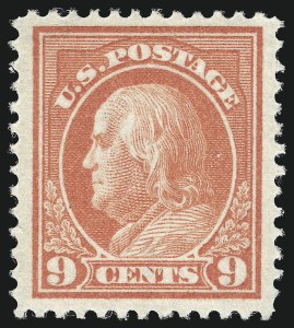 Sale 953, Lot 1097, 1912-14 Washington-Franklin Issue (Scott 405-423)