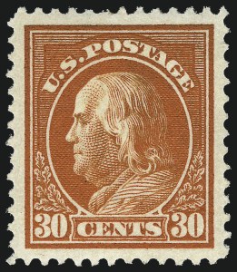 Sale 953, Lot 1102, 1912-14 Washington-Franklin Issue (Scott 405-423)
