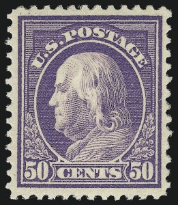 Sale 953, Lot 1103, 1912-14 Washington-Franklin Issue (Scott 405-423)