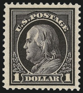 Sale 953, Lot 1106, 1912-14 Washington-Franklin Issue (Scott 405-423)