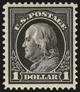 Sale 953, Lot 1107, 1912-14 Washington-Franklin Issue (Scott 405-423)