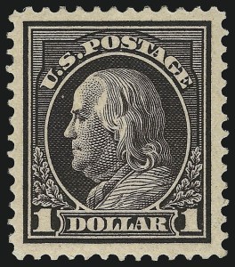 Sale 953, Lot 1108, 1912-14 Washington-Franklin Issue (Scott 405-423)