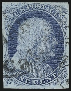 Sale 953, Lot 111, 1851-56 Issue (Scott 5-17)