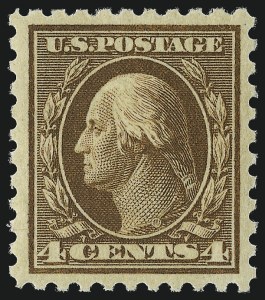 Sale 953, Lot 1113, 1913-15 Washington-Franklin Issues (Scott 424-461)