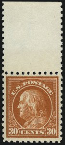 Sale 953, Lot 1122, 1913-15 Washington-Franklin Issues (Scott 424-461)