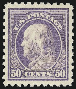 Sale 953, Lot 1126, 1913-15 Washington-Franklin Issues (Scott 424-461)