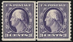 Sale 953, Lot 1131, 1913-15 Washington-Franklin Issues (Scott 424-461)