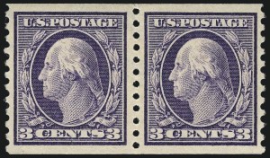 Sale 953, Lot 1132, 1913-15 Washington-Franklin Issues (Scott 424-461)