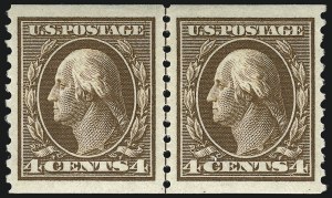 Sale 953, Lot 1137, 1913-15 Washington-Franklin Issues (Scott 424-461)