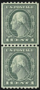 Sale 953, Lot 1142, 1913-15 Washington-Franklin Issues (Scott 424-461)