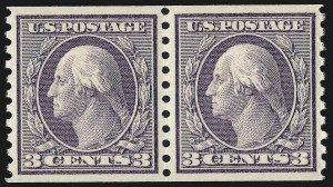 Sale 953, Lot 1158, 1913-15 Washington-Franklin Issues (Scott 424-461)