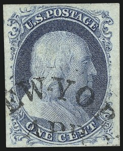 Sale 953, Lot 122, 1851-56 Issue (Scott 5-17)