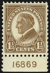 Sale 953, Lot 1297, 1922-29 Issues (Scott 551-621)
