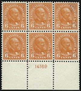 Sale 953, Lot 1302, 1922-29 Issues (Scott 551-621)