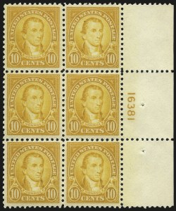 Sale 953, Lot 1306, 1922-29 Issues (Scott 551-621)