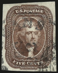Sale 953, Lot 134, 1851-56 Issue (Scott 5-17)