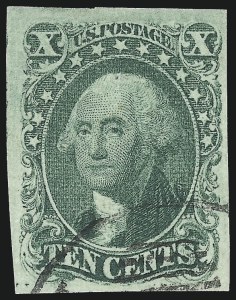 Sale 953, Lot 145, 1851-56 Issue (Scott 5-17)
