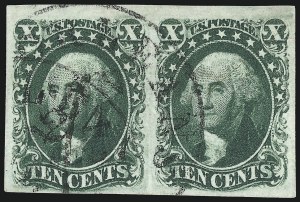Sale 953, Lot 156, 1851-56 Issue (Scott 5-17)